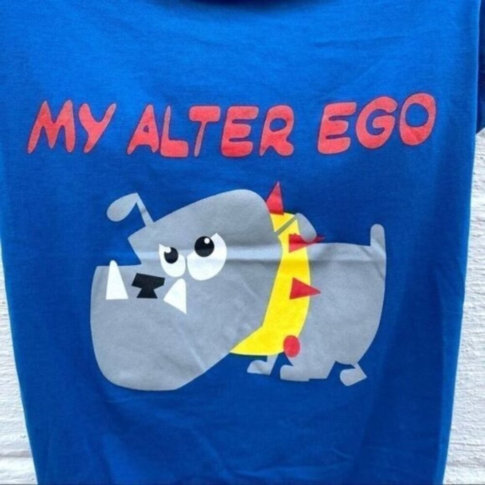 Casual Canine Alter Ego Graphic Dog Tee Shirt Size Large 20” NEW - Picture 6 of 6